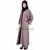Front open Islamic dress- Mountbatten Pink Front open Islamic dress- Mountbatten Pink